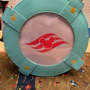 Loungefly Blue and Gold Picture Frame Accents